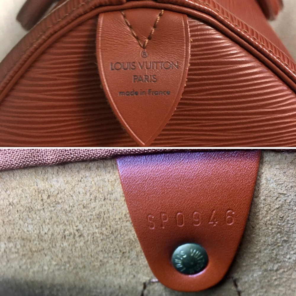 Louis Vuitton Burnt Orange Epi Leather Satchel-read listing - Picture 15 of 16